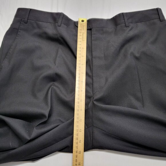 Corneliani Mens Dress Pants 38 X 30 Elite Slim Wool Extra Fine Black Italy Made - Picture 15 of 16